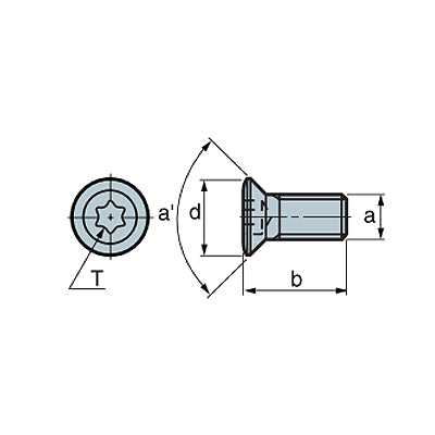 KORLOY Screw PTKA0412 PTKA0412