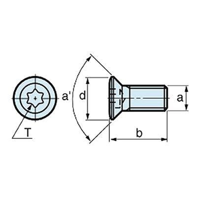 KORLOY Screw SHXN0509F SHXN0509F