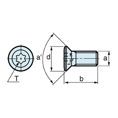 KORLOY Shim Screw SHXN0610F SHXN0610F