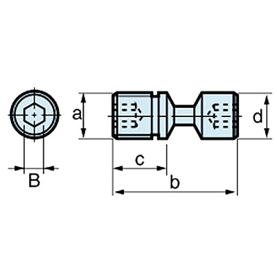 KORLOY Screw VHX0821 VHX0821