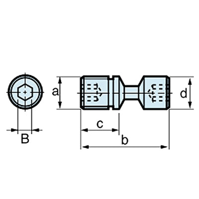 KORLOY Screw VHX0825 VHX0825