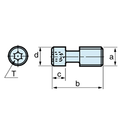 KORLOY Screw WTX0813 WTX0813
