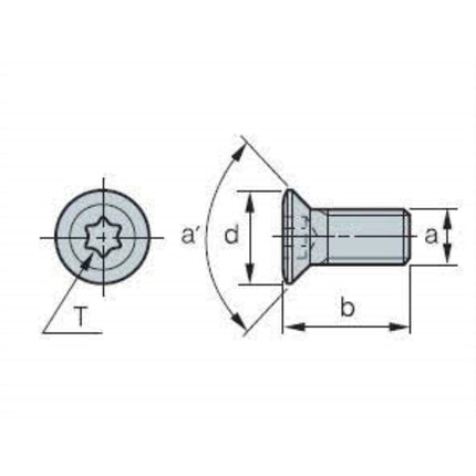KORLOY Screw FTGA0621 FTGA0621