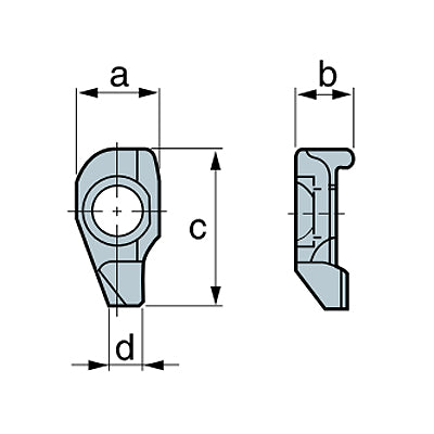KORLOY Clamp CH4R1 CH4R1