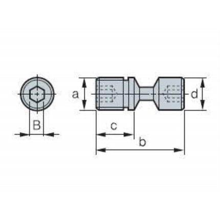 KORLOY Screw VHX0621 VHX0621