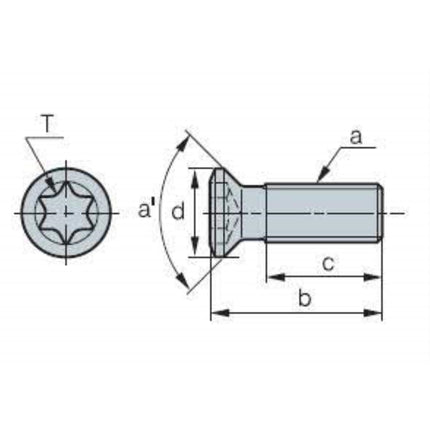 KORLOY Screw PTKA02508 PTKA02508