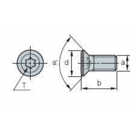 KORLOY Screw ETND03509 ETND03509