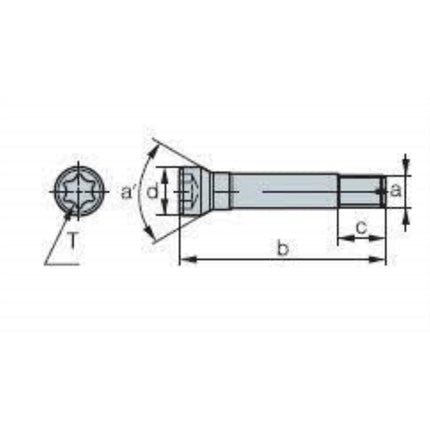 KORLOY Screw (Part 2) FTNB02514 FTNB02514
