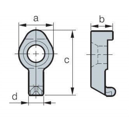 KORLOY Screw (Part 2) CBH4.5R1 CBH4.5R1