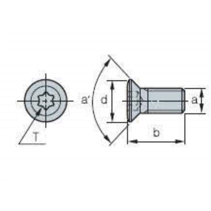 KORLOY Screw (Part 2) ETND0307 ETND0307