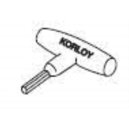 KORLOY Torx Key, T-Handle TW15 TW15