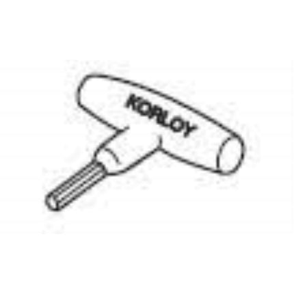 KORLOY Torx Key, T-Handle TW25-100 TW25-100