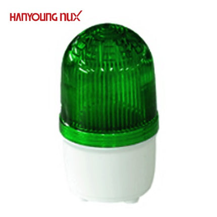 HANYOUNG Warning Light, Ø70, Steady Only, Green, DC24V SLB060-PAC51G