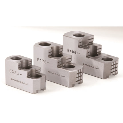 SAMCHULLY Hydraulic Chuck Hard Jaws (Set) HJ-18 HB18B2 (HC,HCH21/HC,HCH24)