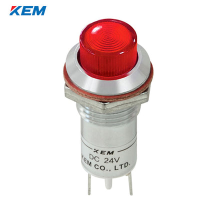 KEM KEM LED Indicator Light, Ø12mm, High-Brightness, AC220V, Red KLCU-12A220R