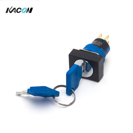 KACON Key Selector Switch, 2-Position, Ø16mm K16-631K