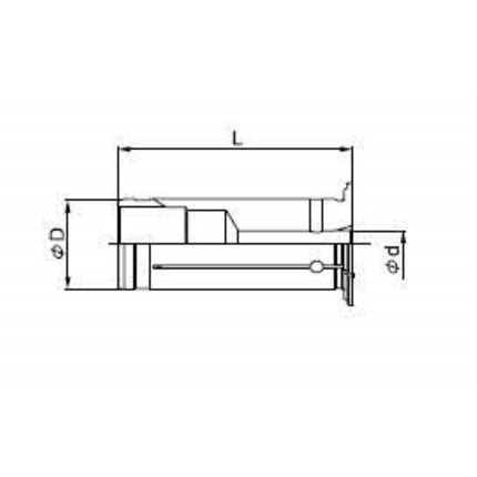 DINE DHC Collet (Precision Grade) DHC20-14P DHC20-14(P)