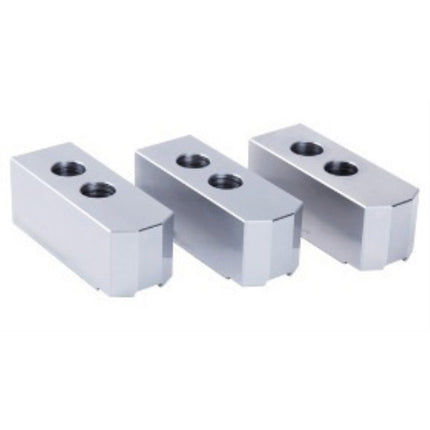 HANDO Hydraulic Chuck Soft Jaws (Set of 3), Height 100 SJ-08-100H 8" height (95X37X100) groove:14T (SB08B1, HS/HCH/HC-08, MH208, UR-210)