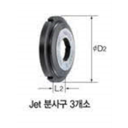 NIKKEN Front Nut (Coolant Through) CKFN20-8 CKFN20-8