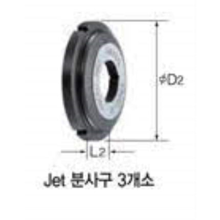 NIKKEN Front Nut (Coolant Through) CKFN32-25 CKFN32-25