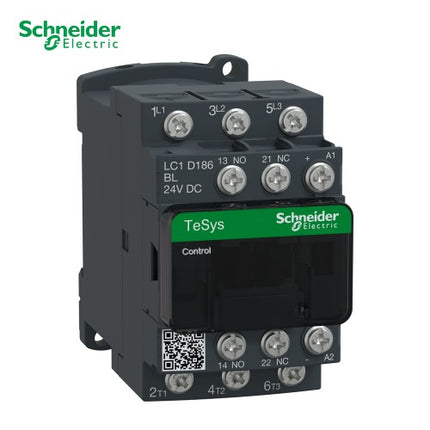 SCHNEIDER Magnetic Contactor, MC LC1D186BL