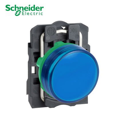 SCHNEIDER Pilot Lamp, Ø22, Blue XB5AVB6