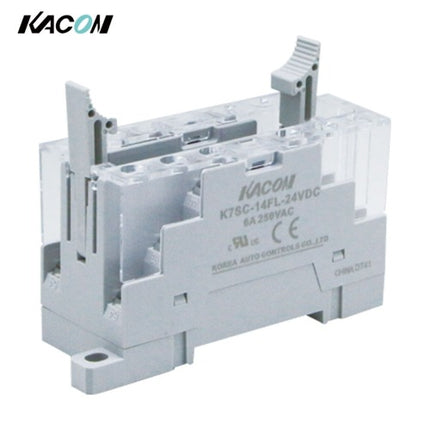KACON Safety Relay Socket, 6P K7SC-14FL-24VDC
