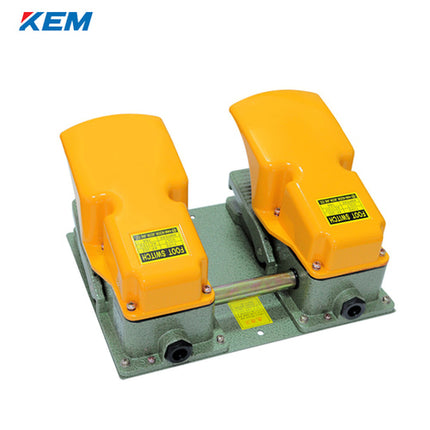 KEM Foot Switch, Die-Cast, Basic Safety Cover Type, KF-202P 2STEP