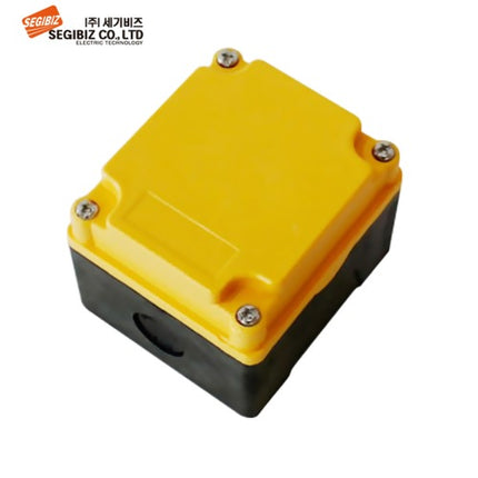SEGIBIZ Push Button Box, Plastic, 1-Hole, Undrilled, 70 mm, Yellow SG-PB-000170Y