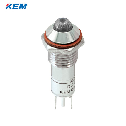 KEM KEM LED Indicator Light, Ø10mm, High-Brightness, AC220V, White KLHRAU-10A220-W