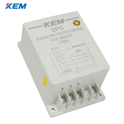 KEM Surge Protective Device (SPD), Three-Phase, Power Grounding Type K70-380V3Y