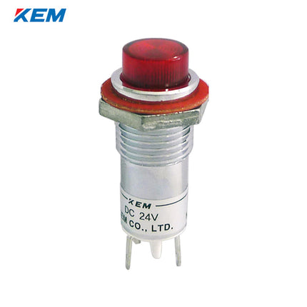 KEM KEM LED Indicator Light, Ø12mm, High-Brightness, DC12V, Red KLGU-12D12R