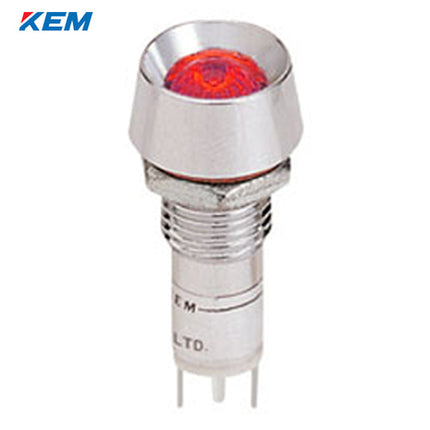 KEM KEM LED Indicator Light, Ø10mm, High-Brightness, AC220V, Red KLBRAU-10A220R