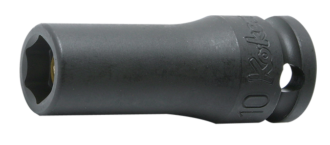 KOKEN 3/8" Drive Magnetic Impact Semi-Deep Socket, 6-Point, 13300XG Series