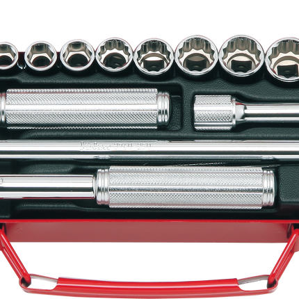KOKEN 3/8" Drive Socket Set, 6-Point 3206M-6P
