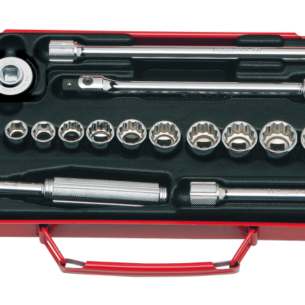 KOKEN 3/8" Drive Socket Set, 6-Point and 12-Point 3275