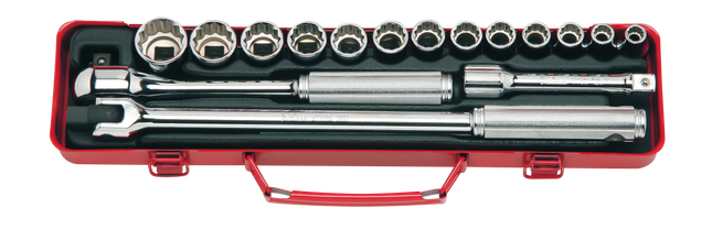 KOKEN 1/2" Drive Socket Set, 6-Point 4230M-6P