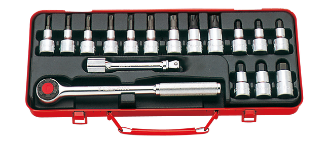 KOKEN 1/2" Drive Bit Socket Set, 17 Pcs 4276
