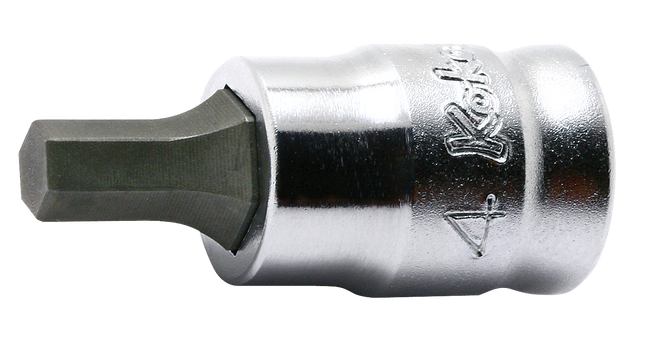 KOKEN 1/4" Drive Hex Bit Socket, Z-EAL, 2010MZ Series