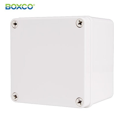 BOXCO Terminal Box, Plastic Enclosure, Bolt Type, ABS, Gray Cover BC-AGS-121210