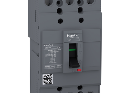 Schneider Electric circuit breaker Easypact EZC100F - TMD - 15 A - 3 poles 3d EZC100F3015