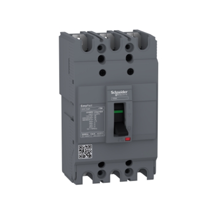 Schneider Electric circuit breaker Easypact EZC100F - TMD - 60 A - 3 poles 3d