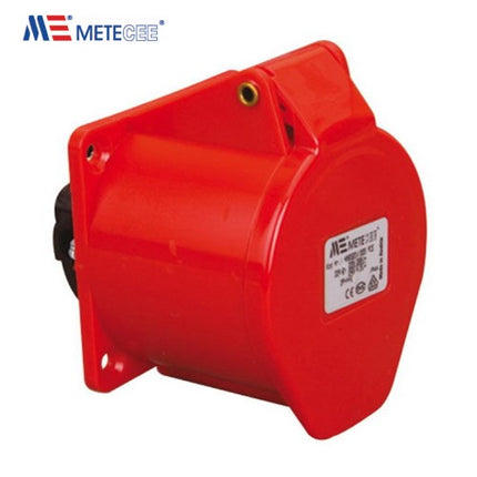 METE Flange Socket, Angled Type, 16A, 380-415V, 406505V