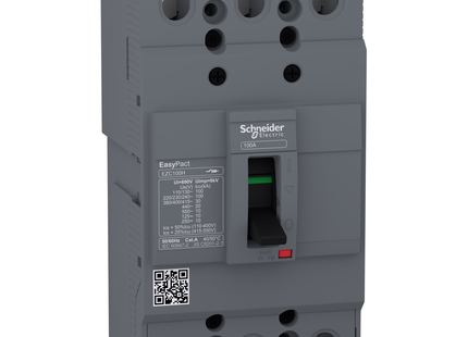 Schneider Electric circuit breaker Easypact EZC100H - TMD - 60 A - 3 poles 3d EZC100H3060