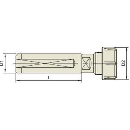 ATOM Tension ER Chuck, Tapping Only K32-ERT25-80