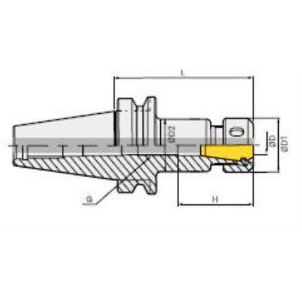 DINE Collet Chuck (SDC Type / P Type) BT30-SDC7P-70