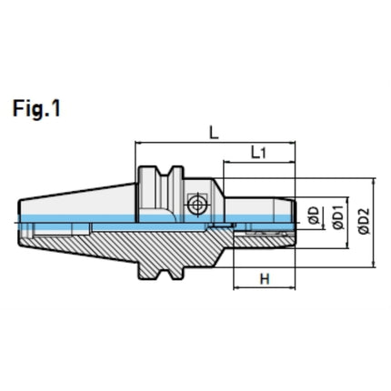 DINE Hydraulic Chuck BT50-DHE6-90 BT50-DHE6-90