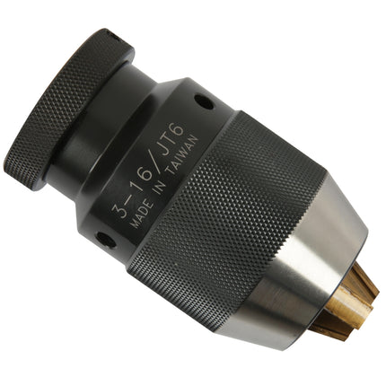 HANDO Titanium Keyless Chuck, Key Included (Taiwan) KC-16MG-T 16S-JT6 (operating range:3.0~16MM)/TIN