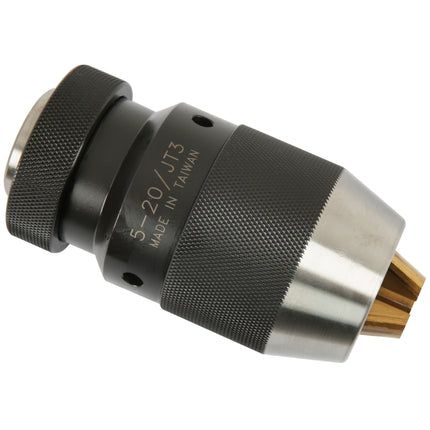 HANDO Titanium Keyless Chuck, Key Included (Taiwan) KC-20MG-T 20S-JT3 (operating range:5.0~20MM)/TIN