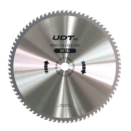 UDT TCT Circular Saw Blade for Metal, Ø140–355 mm
